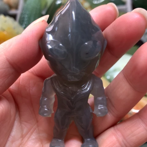 蛇纹石玉未镶嵌手把件