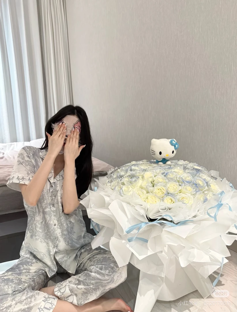 【烟灰水墨】春夏季薄款短袖长裤可外穿家居服时尚网红纯欲吊带短裤