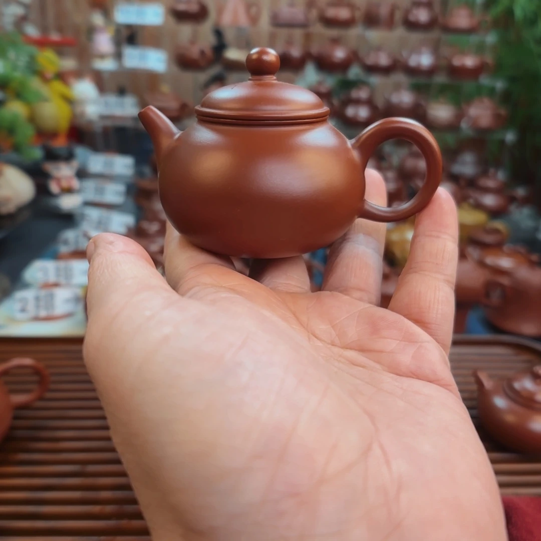 茶壶紫砂朱泥茶壶朱泥茶壶80