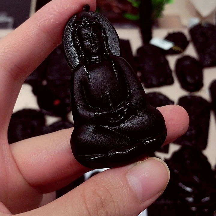 喜***蓝天然a货钢琴黑特色题材挂件