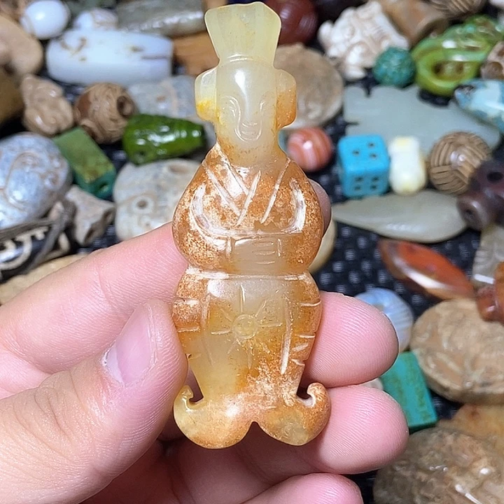 和田玉未镶嵌颈饰72