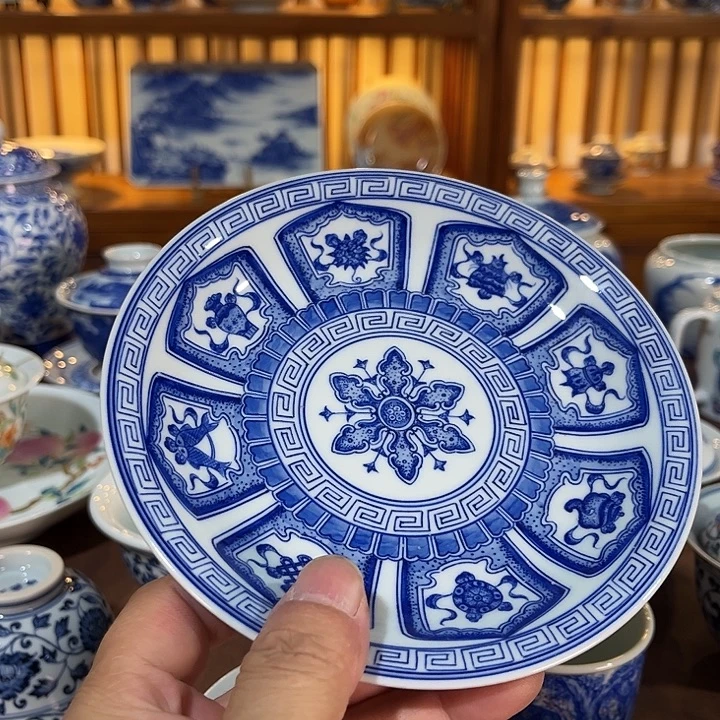 錡镇堂手工手绘绘壶承