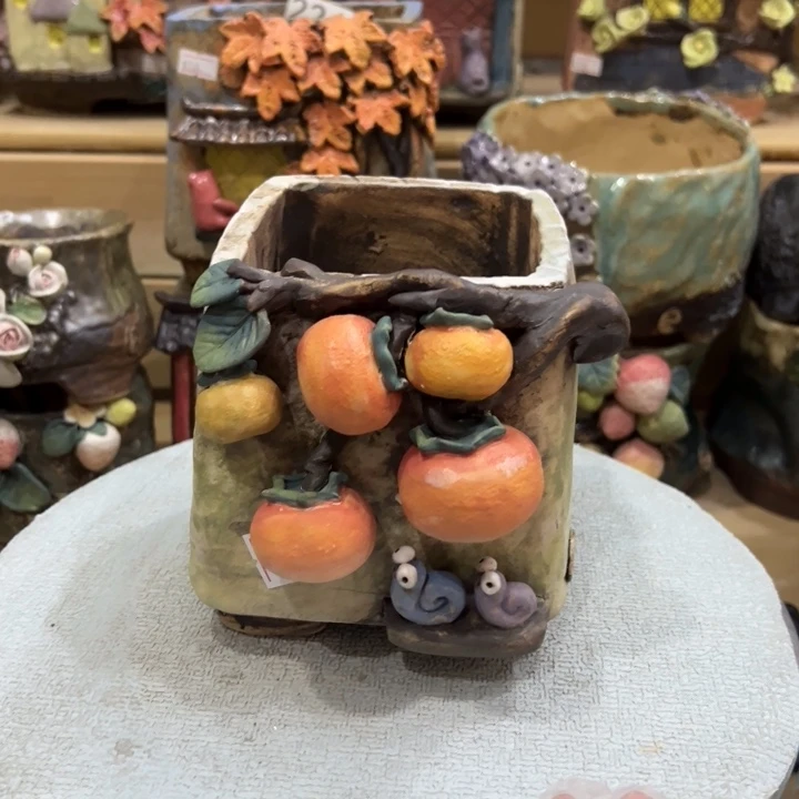 嘻哈多肉花盆百搭