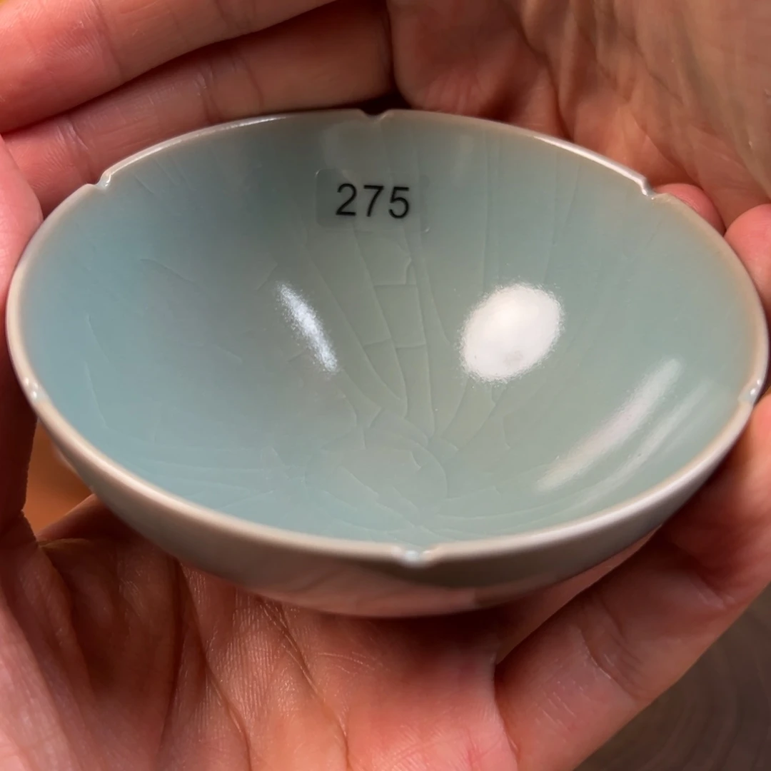 杯渐*仿古葵口鸡心盏杯福利111111