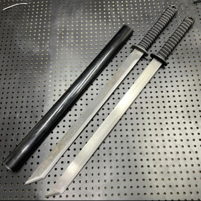 龙泉一体唐横刀轨道钢锦衣卫武术刀冷兵器刀剑防身长款刀剑未开刃