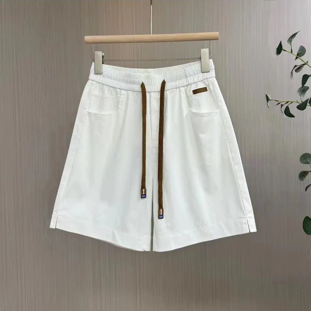 2025新款夏季薄款五分裤女宽松百搭显瘦大码休闲韩版水洗棉短裤