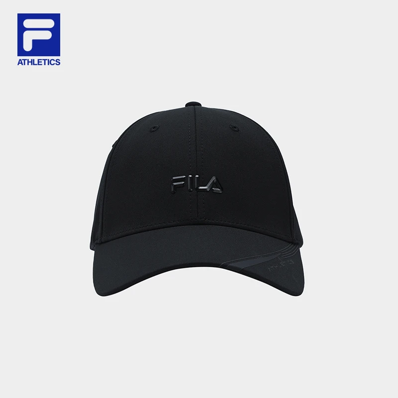 Fila/斐乐中性【硬顶防泼水棒球帽】简约速干遮阳运动帽A13U521235F
