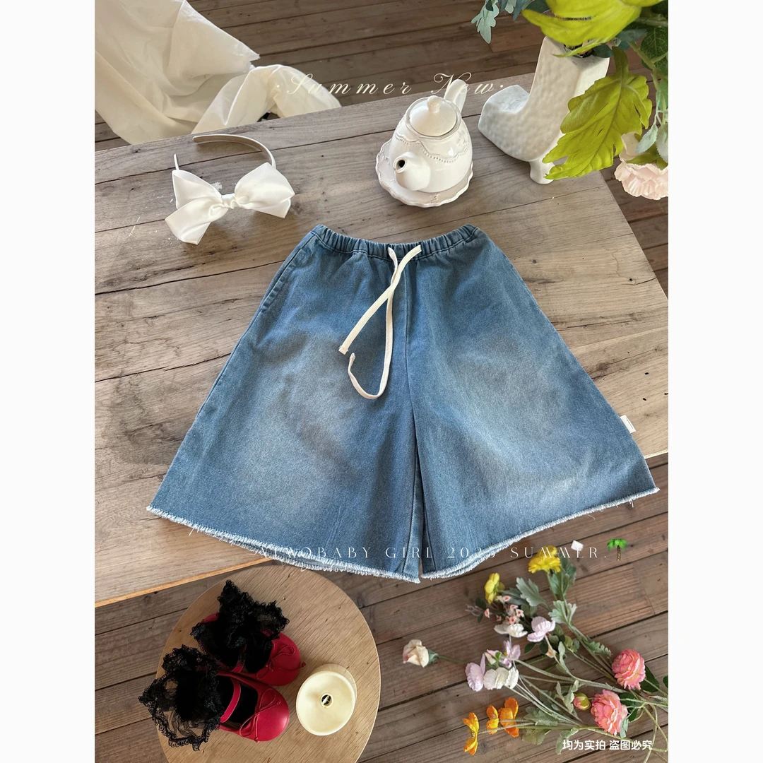 NIMO【苏格】韩版欧若风夏季新款宝宝百搭时尚外穿牛仔裤