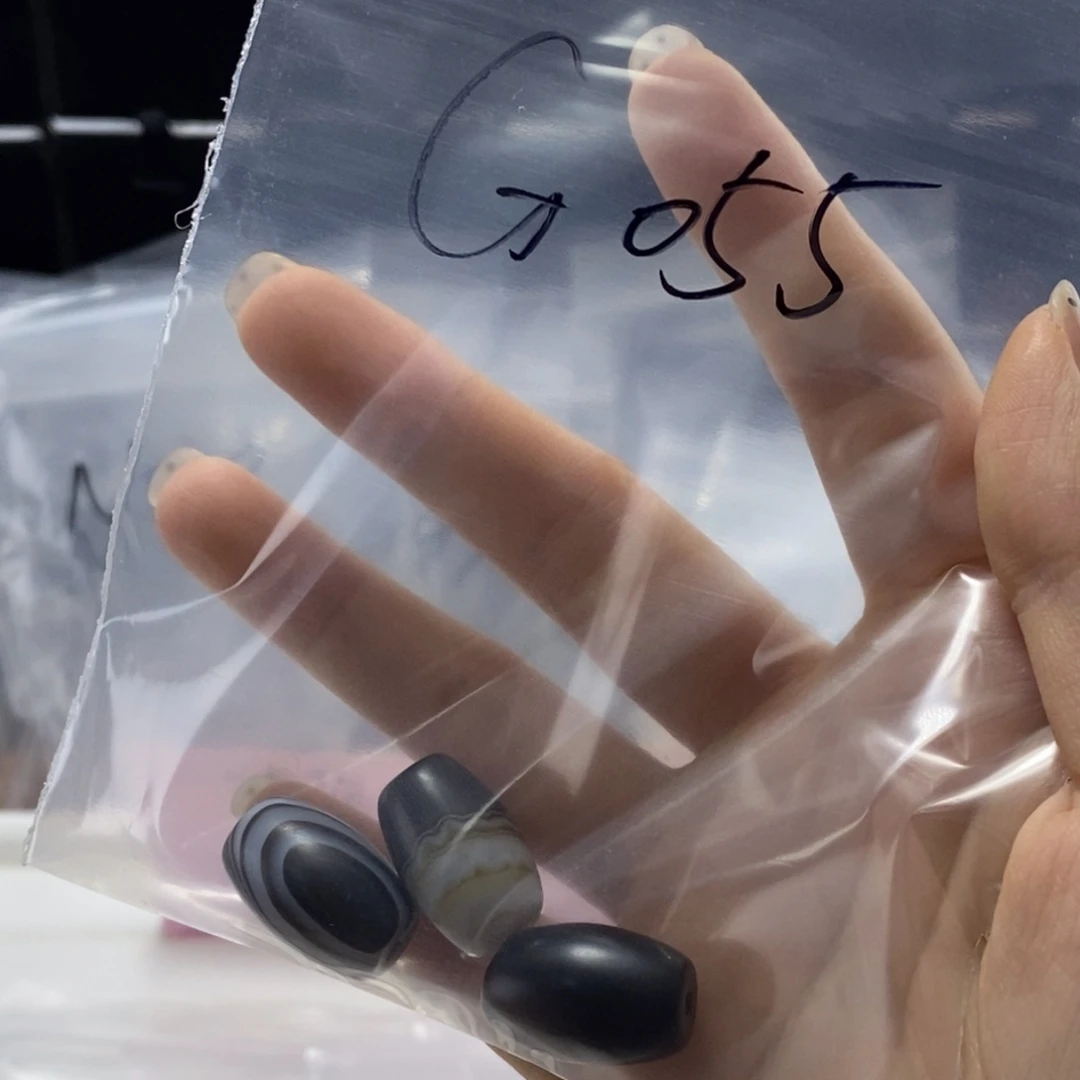 大***山玛瑙/玉髓合金珠宝半成品