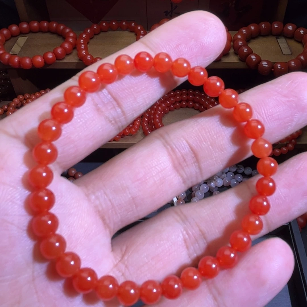 手链未镶嵌南红玛瑙5.5