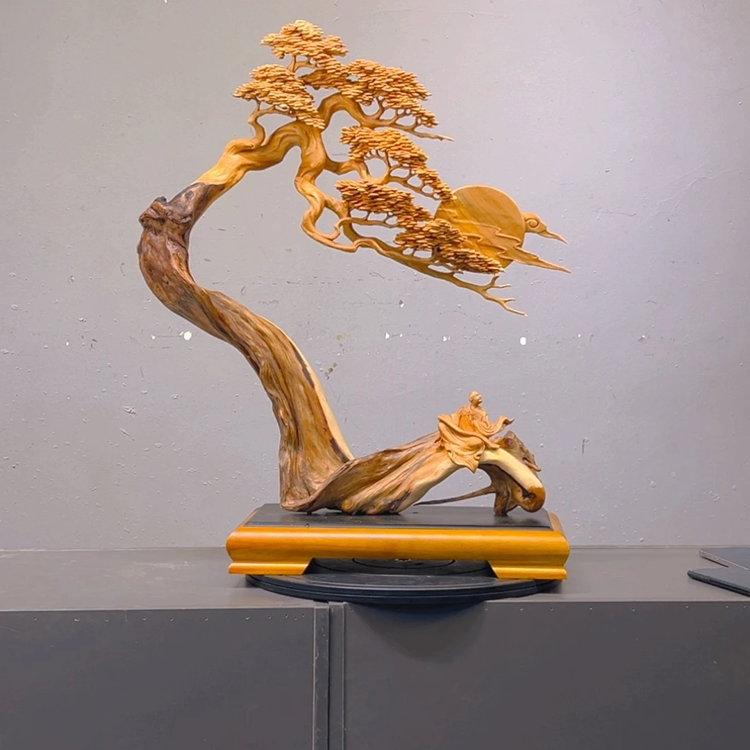 柏木木雕艺术作品欣赏