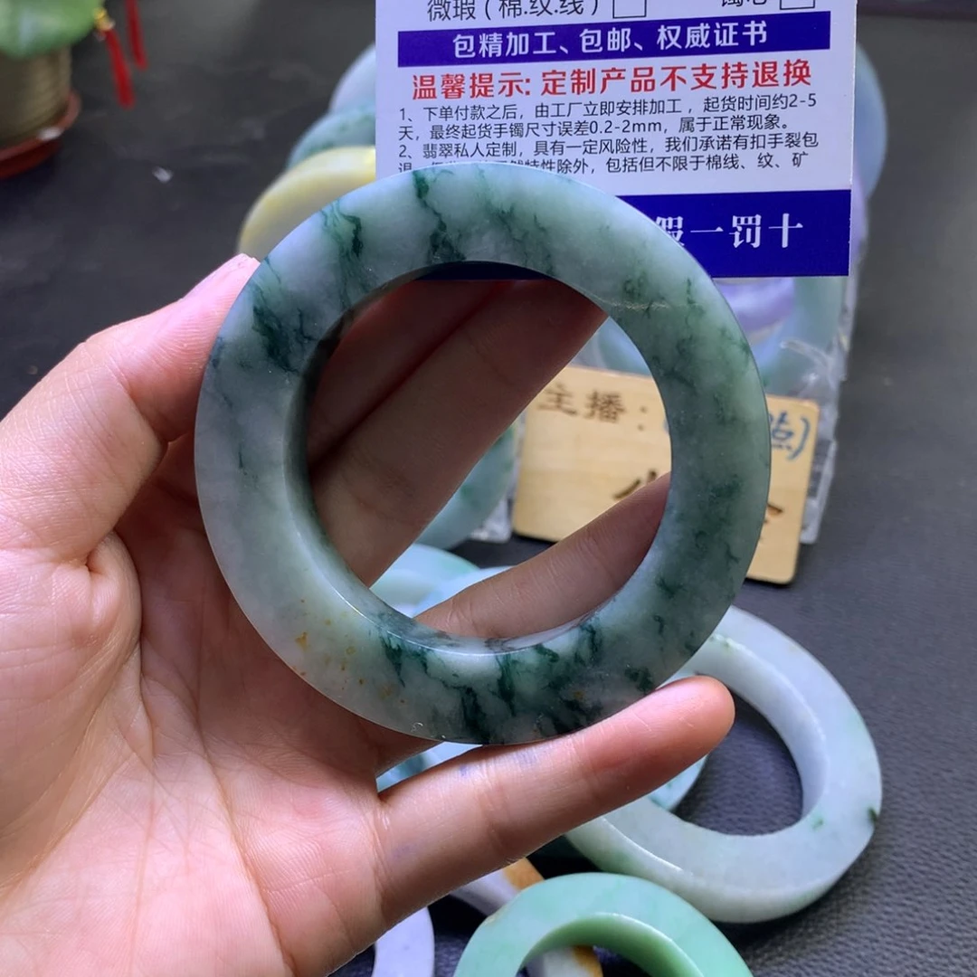 未镶嵌翡翠定制翡翠甜*-