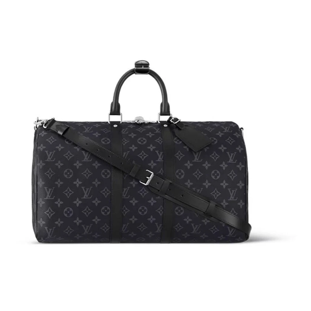 未使用 LouisVuitton/路易威登 keepall45黑老花满印旅行袋