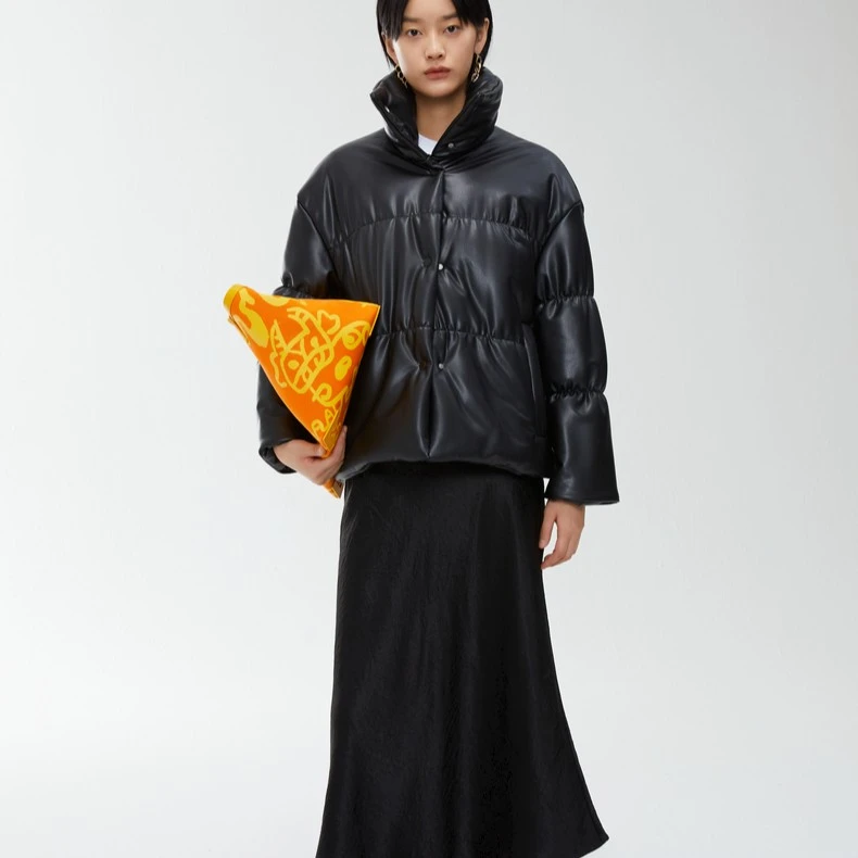 【心心精选】Marisfrolg/玛丝菲尔棉服连帽立领春时尚