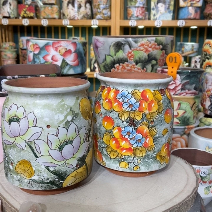 红陶景德镇艺术手绘作品