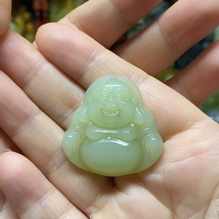 岫玉未镶嵌吊坠(赠链)