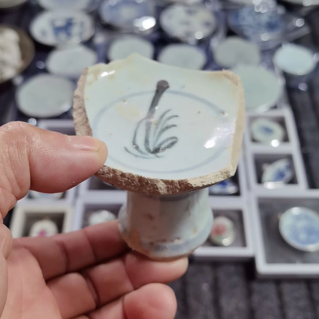 青花影青杯垫满五十包邮