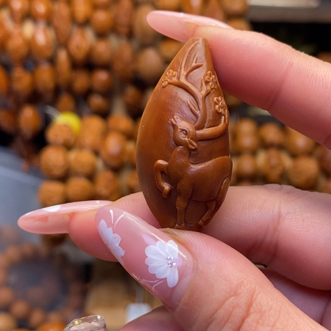 橄榄核手串/手链李*源手工一路生花