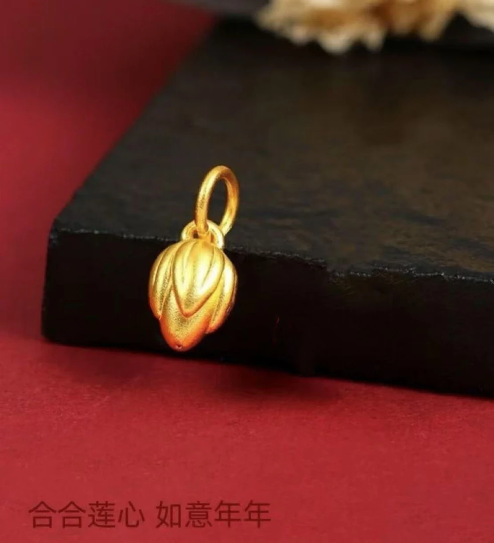 足金999单个花包