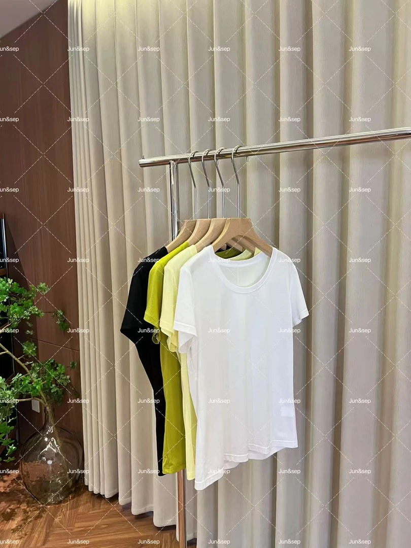 WMeng.奶皮T*韩货极简轻薄超显瘦立裁奶皮TJS-T-25041951