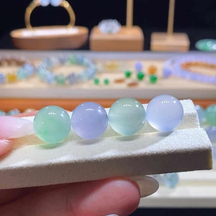 翡翠未镶嵌吊坠(不含链)翡翠糖果色珠