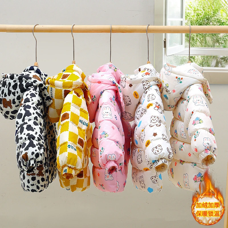 冬天衣服儿童派克服爆款婴儿2025冬季新款男童女童棉衣棉袄棉服