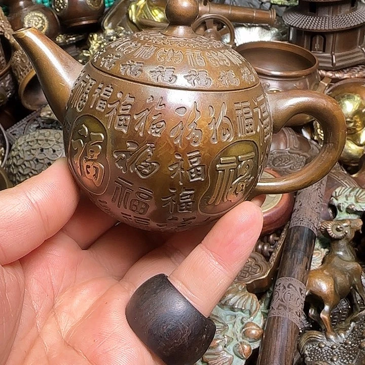 铜器办公室茶室摆件