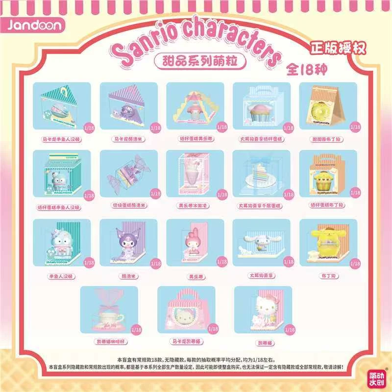 三丽鸥甜品系列萌粒