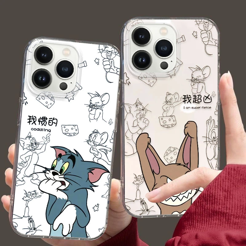 【壳百搭】适用小米15华为mate苹果OV情侣猫和老鼠IMD防摔手机壳