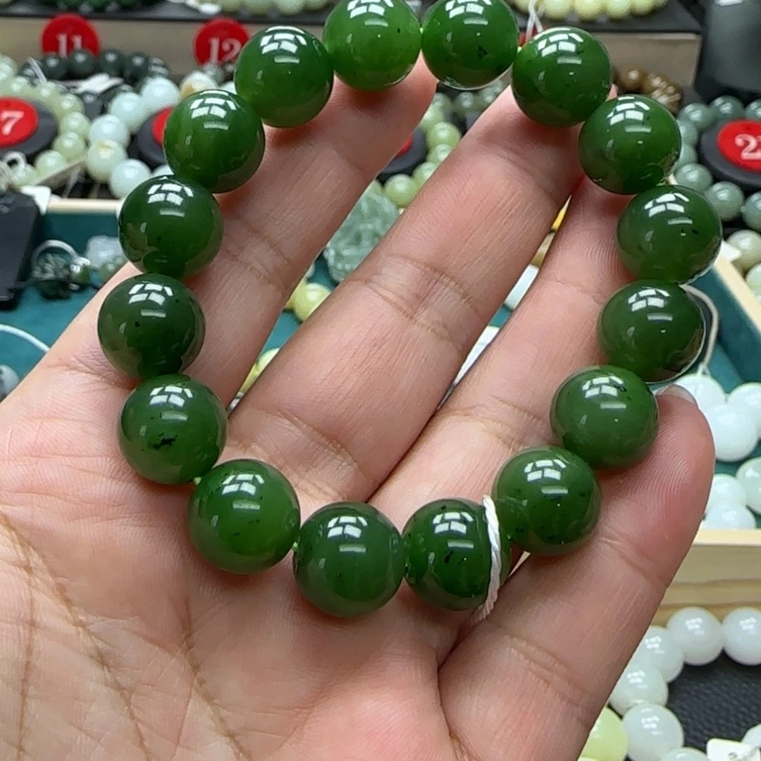 和田玉未镶嵌手链13