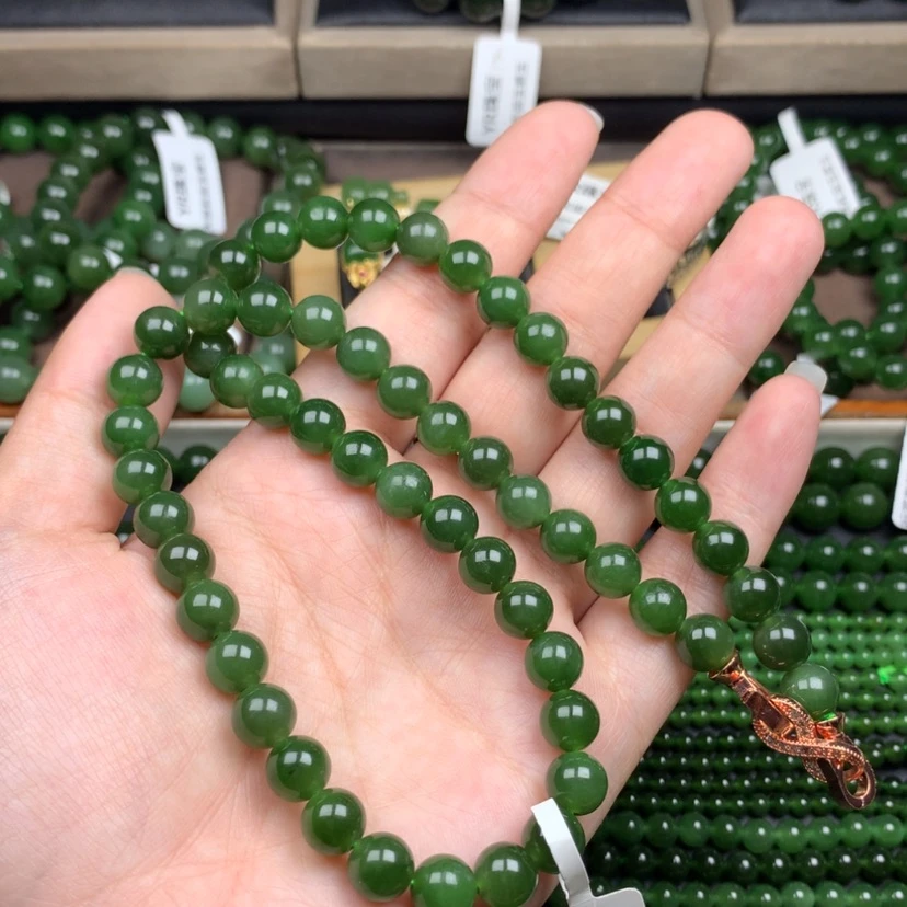 【闪购商品】颈饰未镶嵌和田玉（碧玉）李***8m