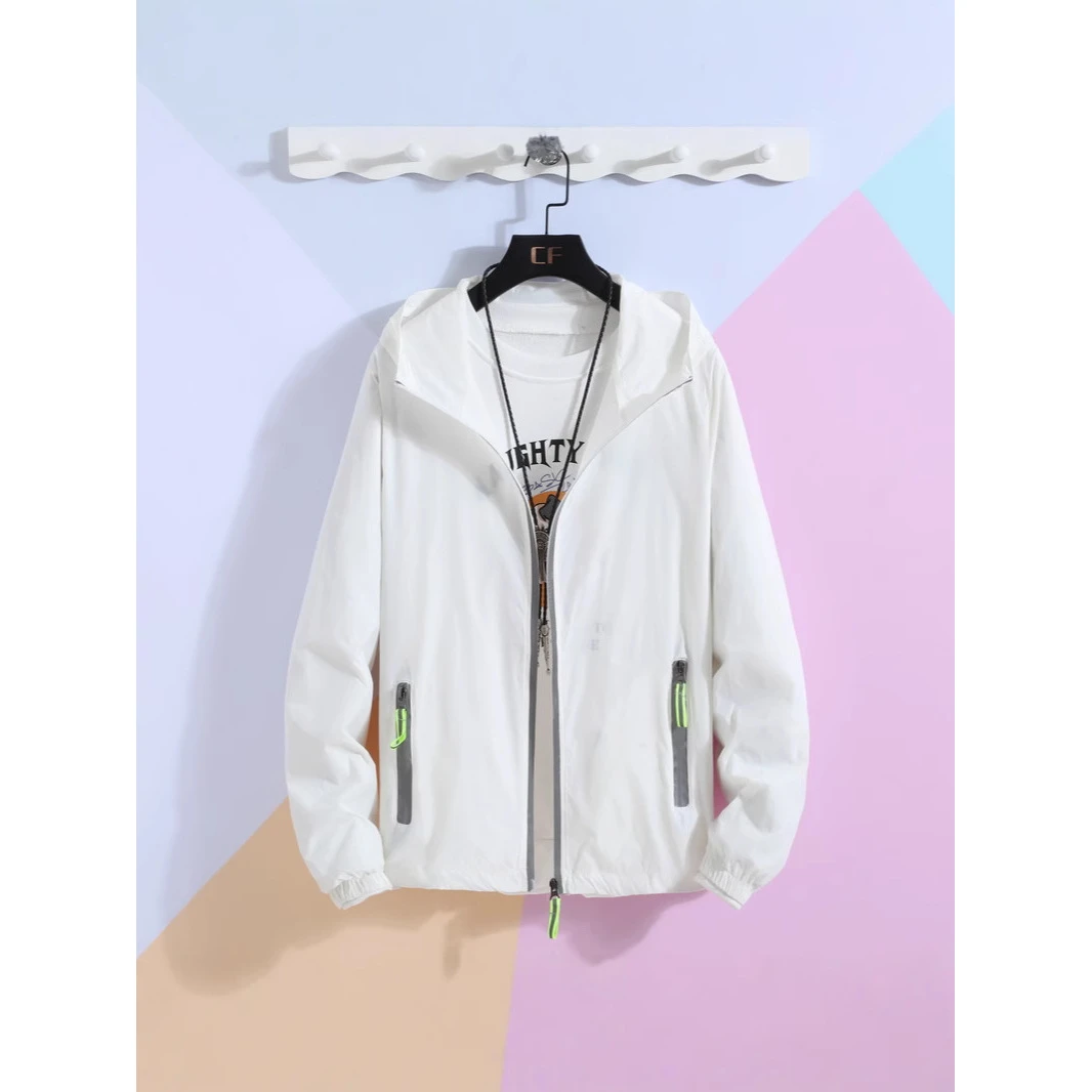 新款男士防晒大码情侣户外皮肤衣钓鱼服冰丝外套爆款跑步运动夏季