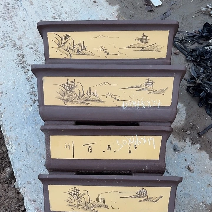 谢***哥宜兴紫砂花盆，现货发