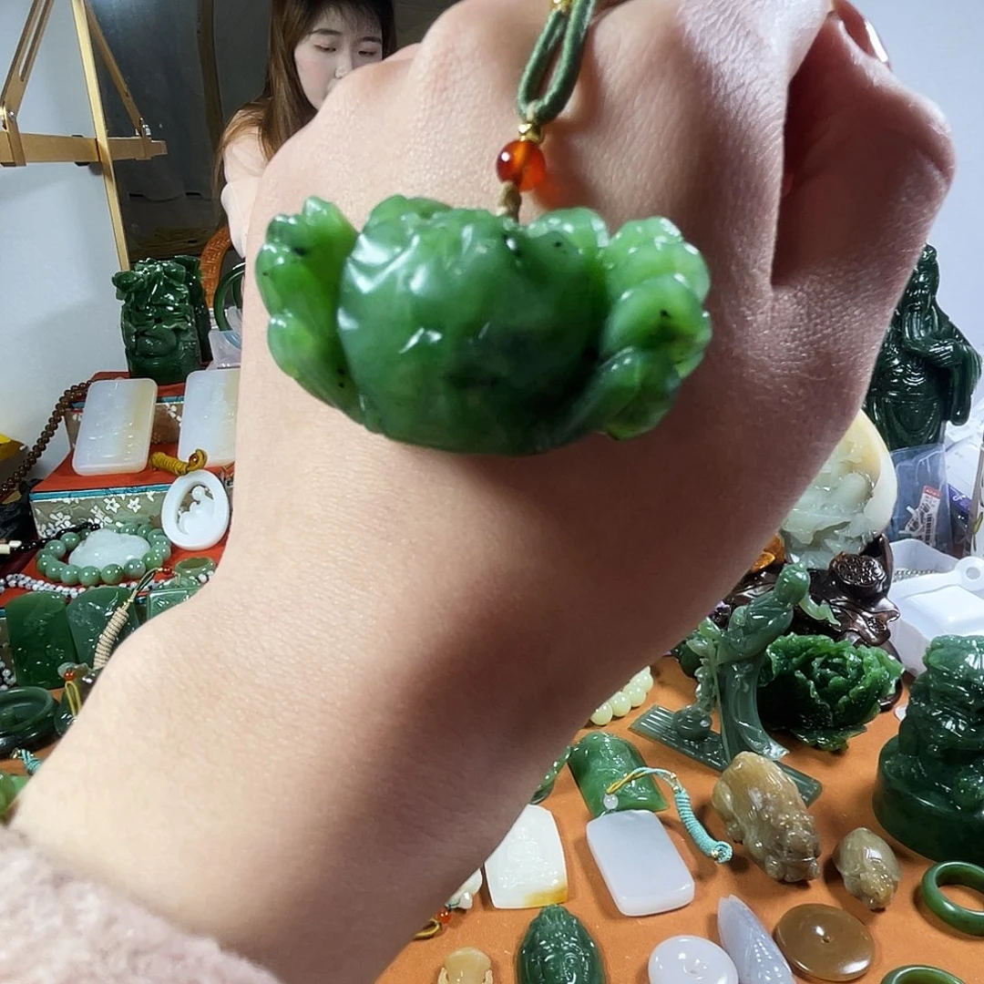 和田玉（碧玉）未镶嵌挂件