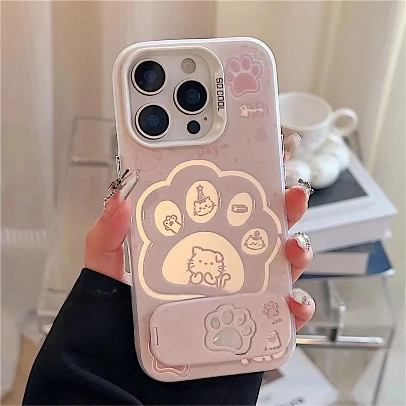【彩银IMD】猫咪爪子手机壳适用苹果/华为/荣耀/VIVO/OPPO/小米红米