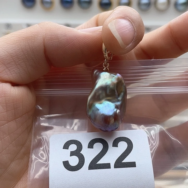 未镶嵌天然珍珠。  漏 漏 漏淡水珍珠