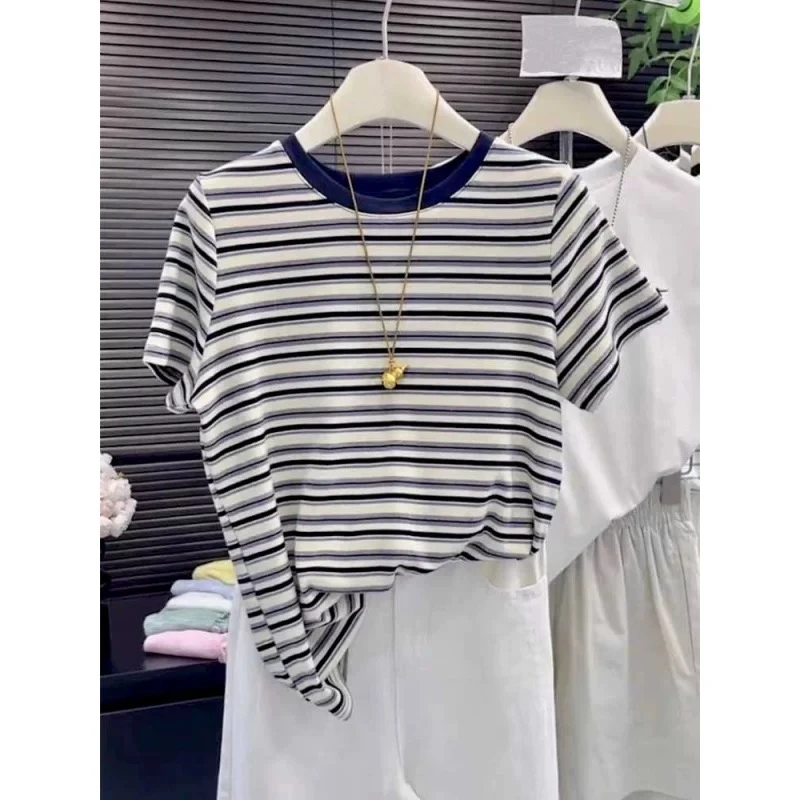 2025新款女装 显瘦网红洋气时尚百搭夏季宽松套头韩版减龄