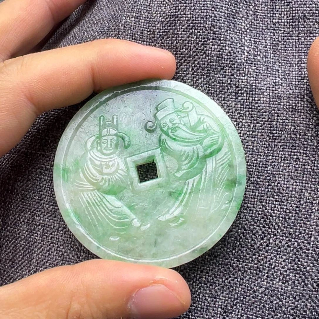 翡翠未镶嵌颈饰77777