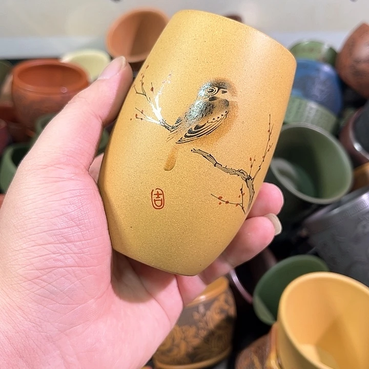 茶杯紫砂全手工紫砂主人杯