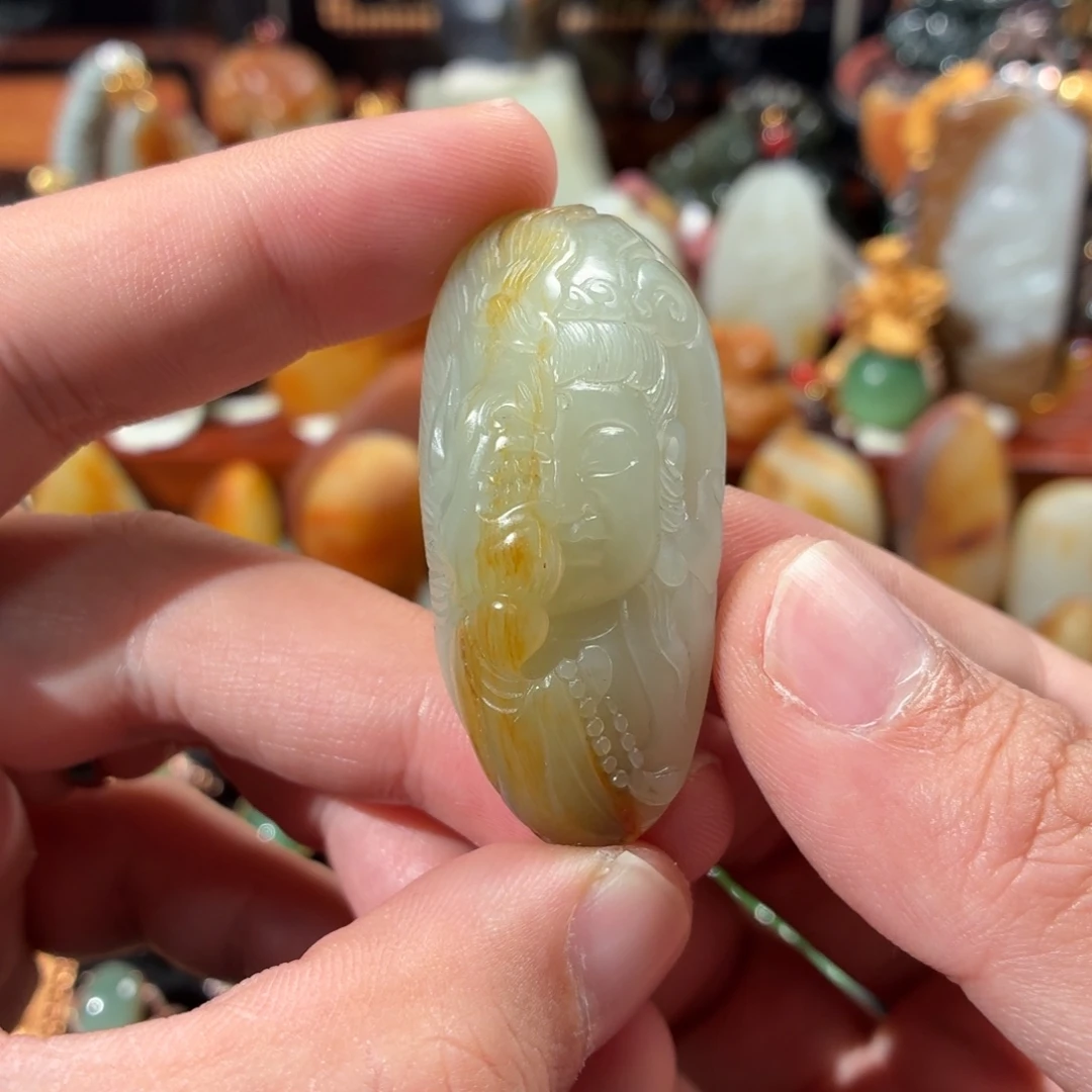 和田玉（子料）未镶嵌挂件28.8g