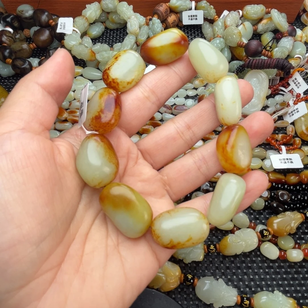 和田玉手链未镶嵌用****功