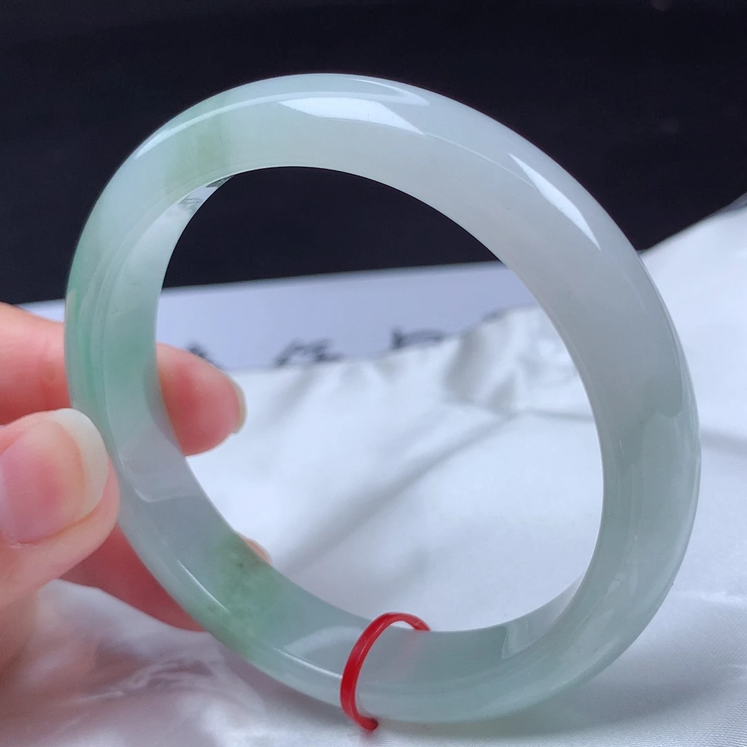 翡翠未镶嵌手镯58圈y56705