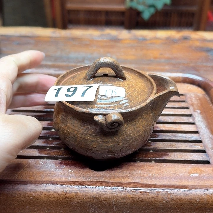 纯手工制作粗陶茶具