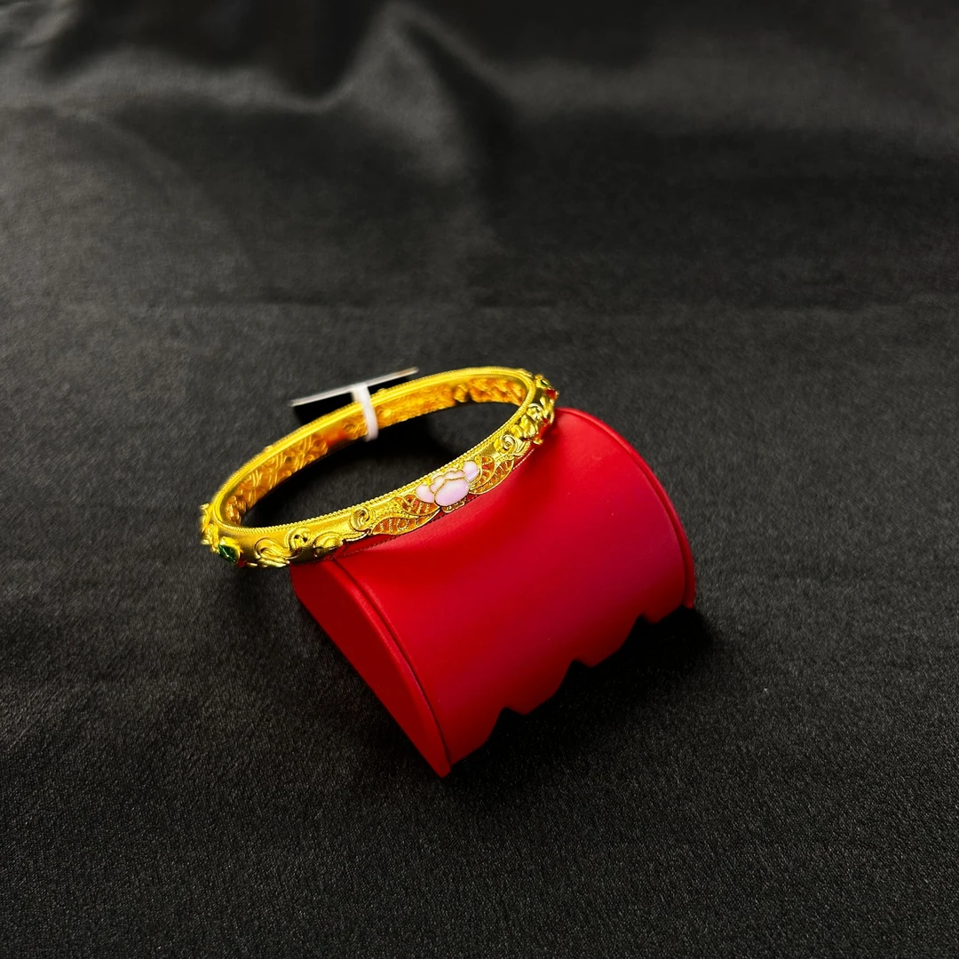 足银手镯 足银999 福运连连手镯 复古百搭时尚美观