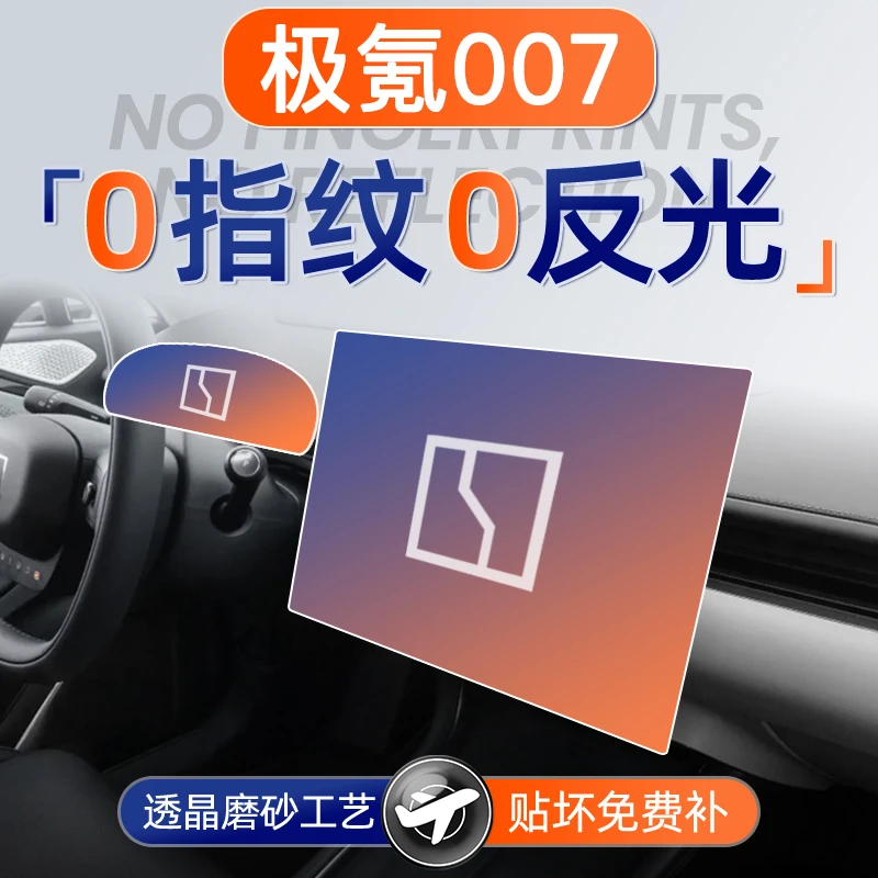 25款极氪007屏幕钢化膜GT导航中控贴膜改装配件车内饰品好物用品