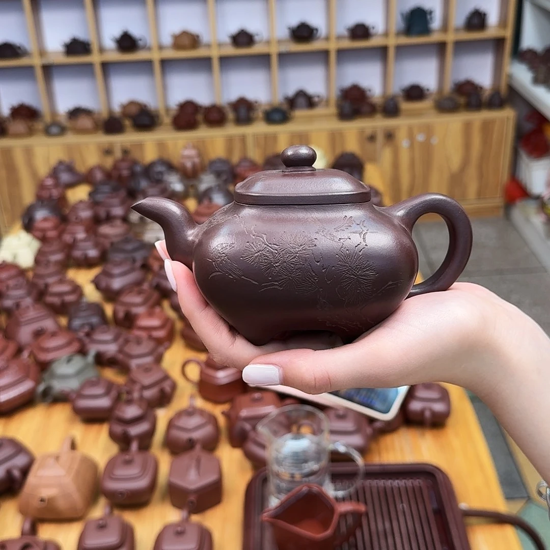 茶壶紫砂紫砂壶传炉330cc