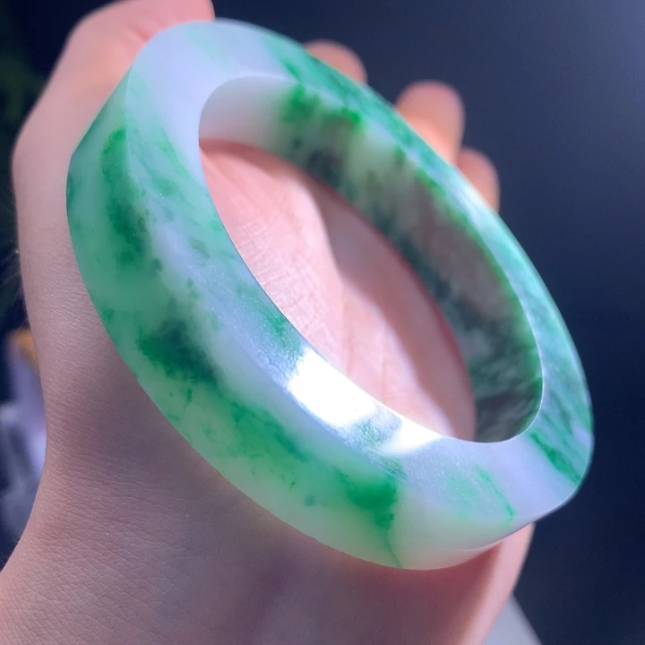未镶嵌翡翠定制翡翠富婆绿57-60