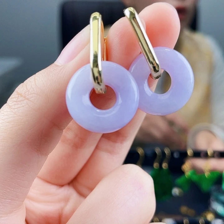 翡翠耳饰未镶嵌饰品