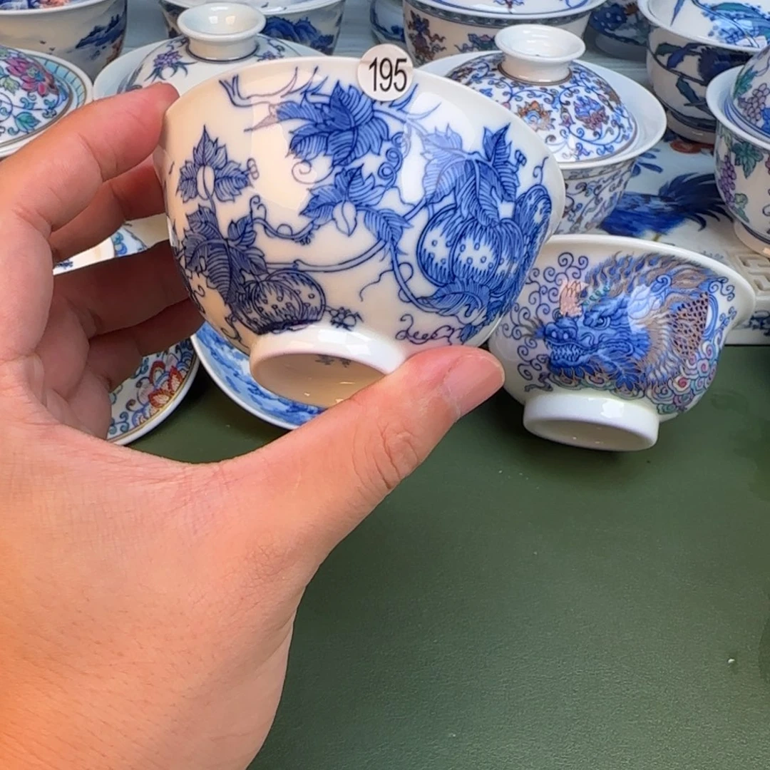 彦祖纯手绘手工茶具195