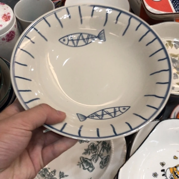 陶瓷微瑕盘碗碟介意勿拍